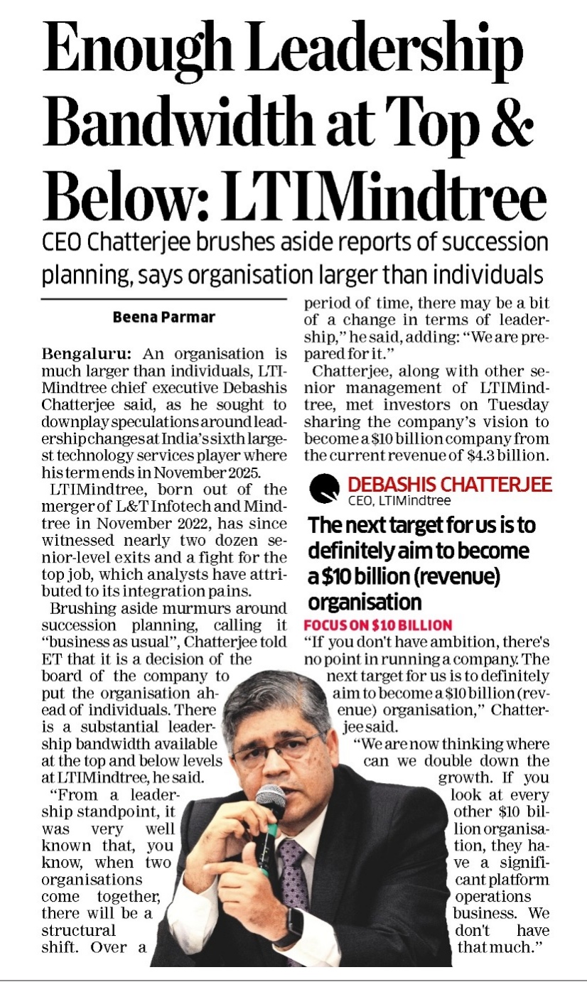 Enough Leadership Bandwidth